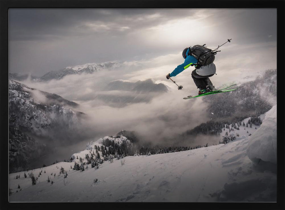 Skiën in het achterland | Posters - Kunstdrukken