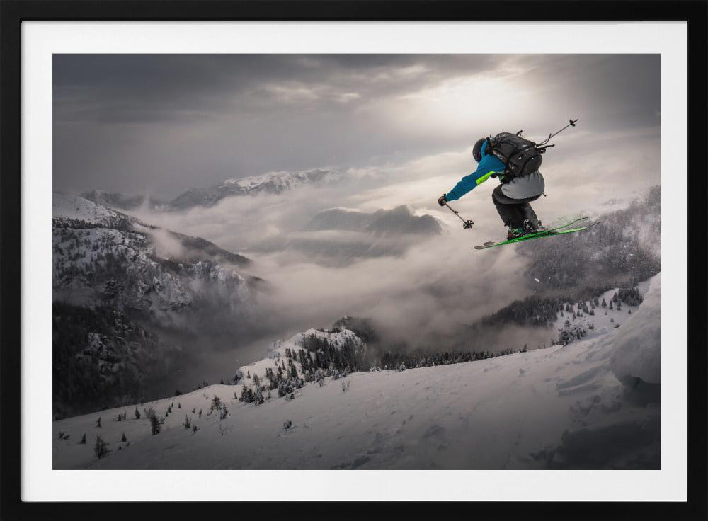 Skiën in het achterland | Posters - Kunstdrukken