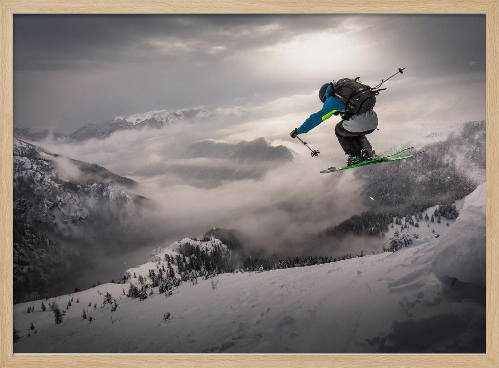 Skiën in het achterland | Posters - Kunstdrukken