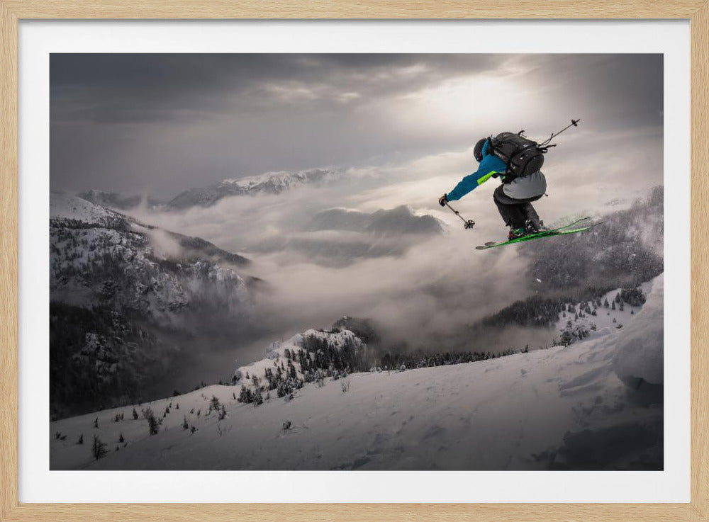 Skiën in het achterland | Posters - Kunstdrukken