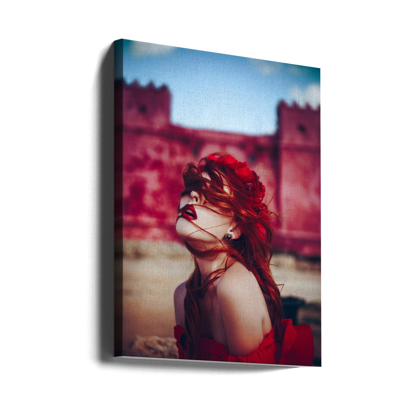 Crimson Hvirvelvind | Lærredsbilleder