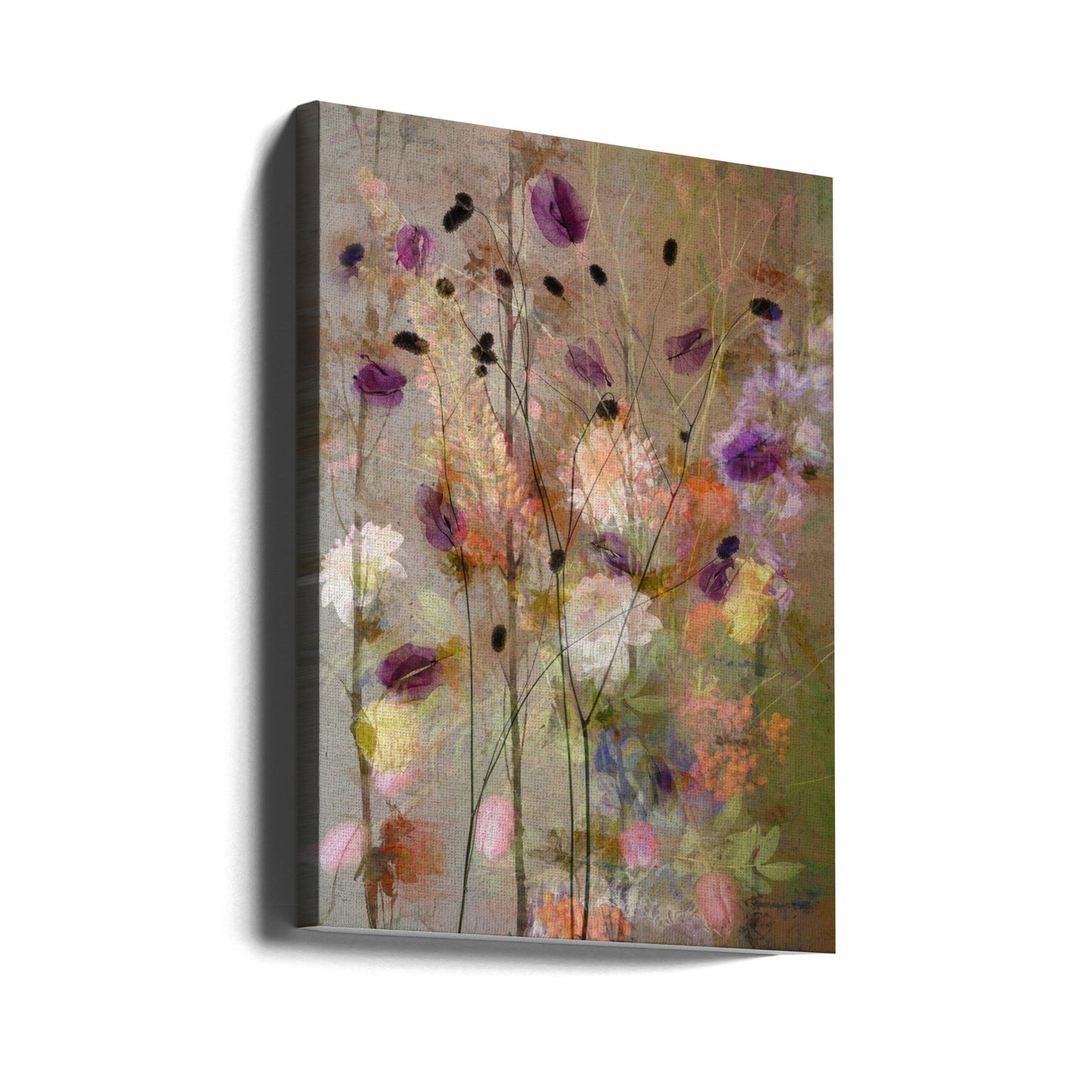 Maleriske blomster | Lærredsbilleder