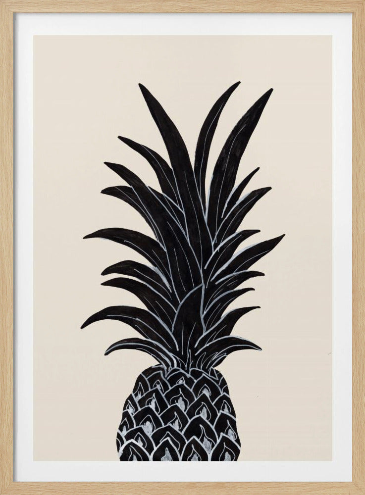 Musta ananas | Julisteet - Taidevedokset