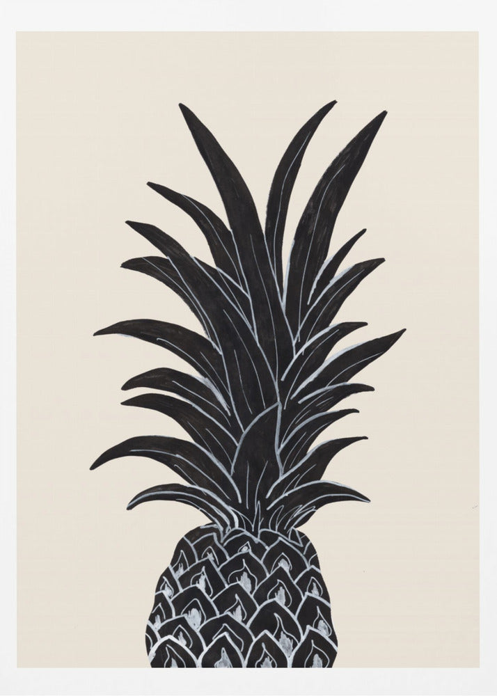 Musta ananas | Julisteet - Taidevedokset