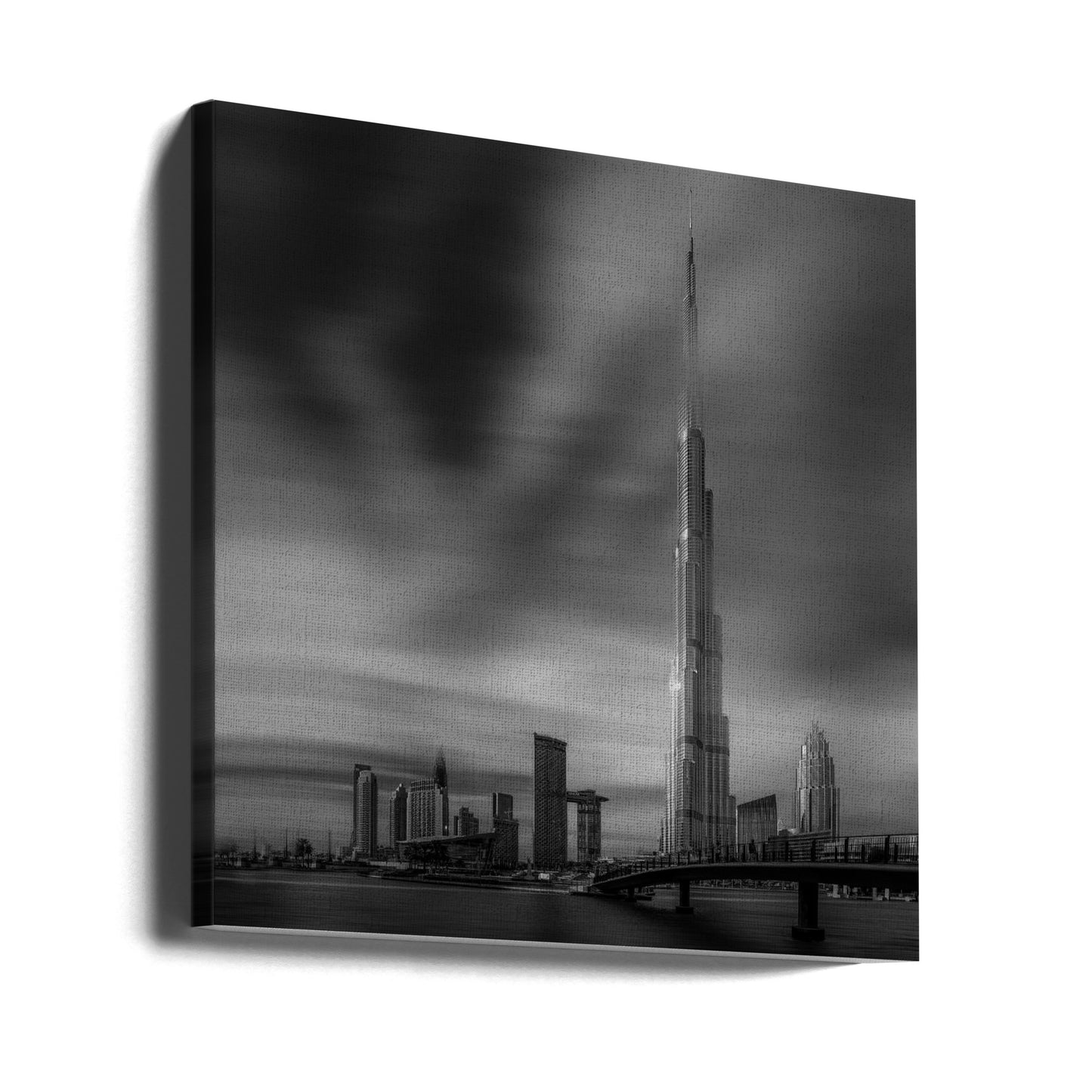 Dubais stadsbild i centrala Dubai, Dubai, Förenade Arabemiraten. | Canvas