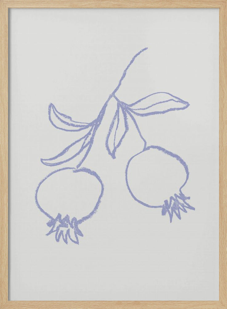 Granatapfel-Flieder | Poster - Kunstdruck