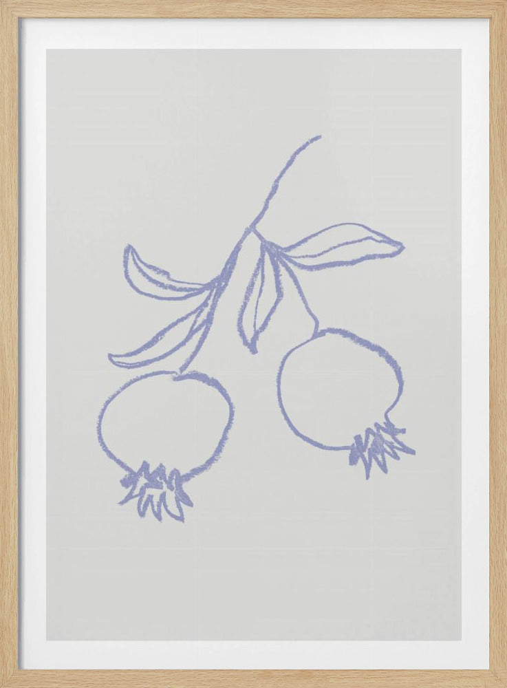 Granatapfel-Flieder | Poster - Kunstdruck