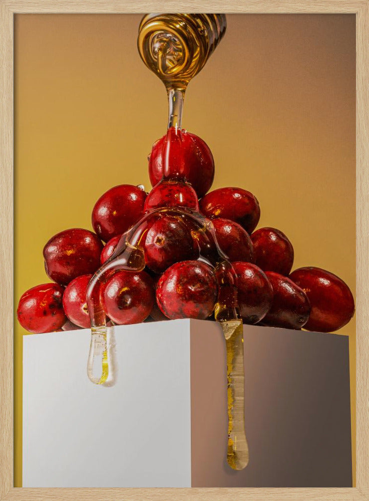 Cranberries with honey | Poster