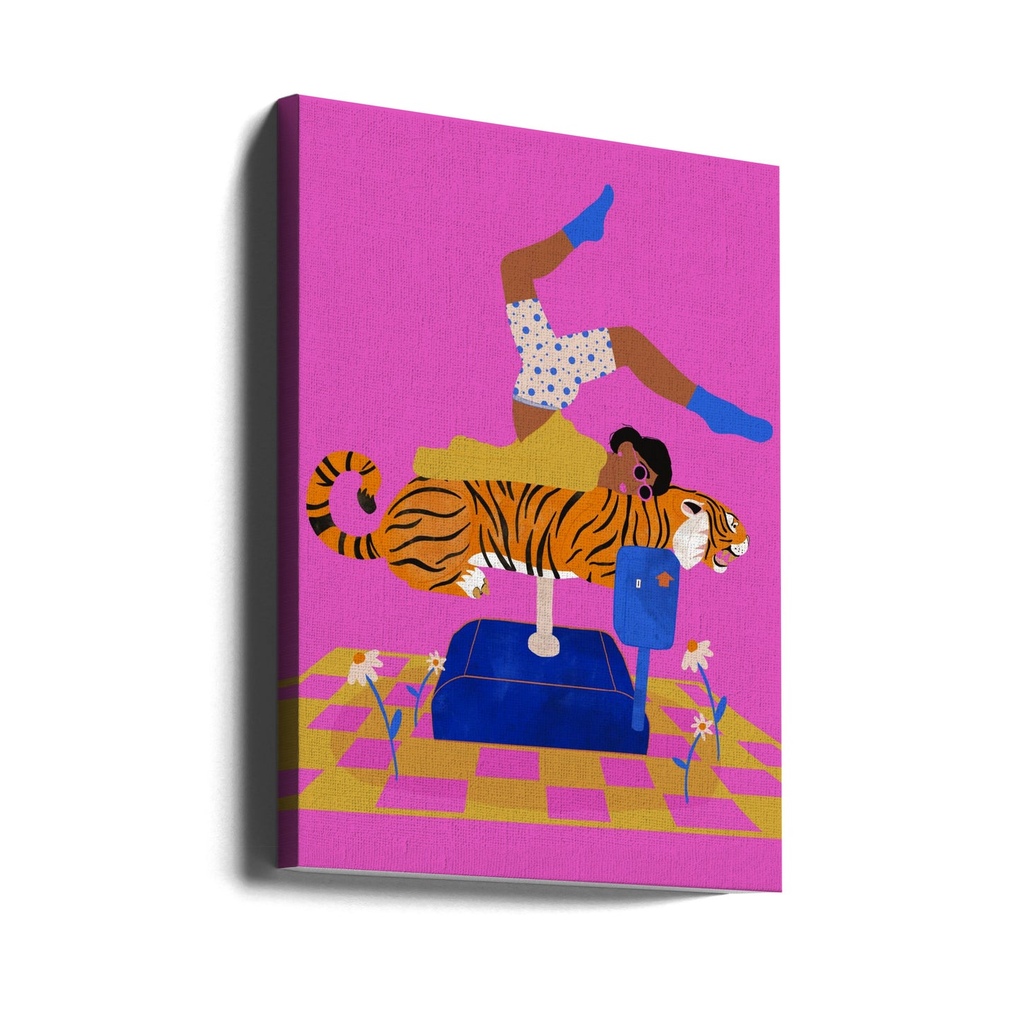 Put a tiger in your heart | Canvas