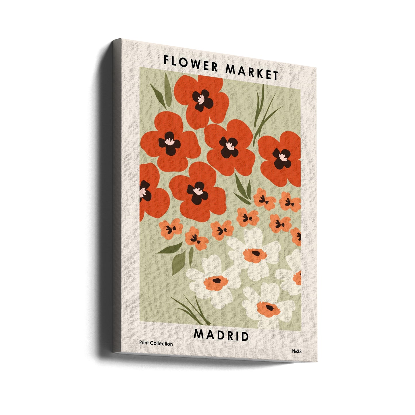 Marché aux fleurs de Madrid | Tableaux sur Toile