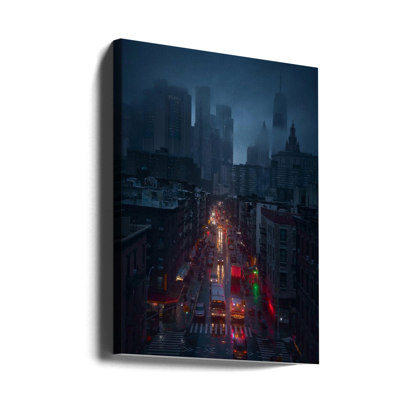 Regenachtig Chinatown | Canvasprints