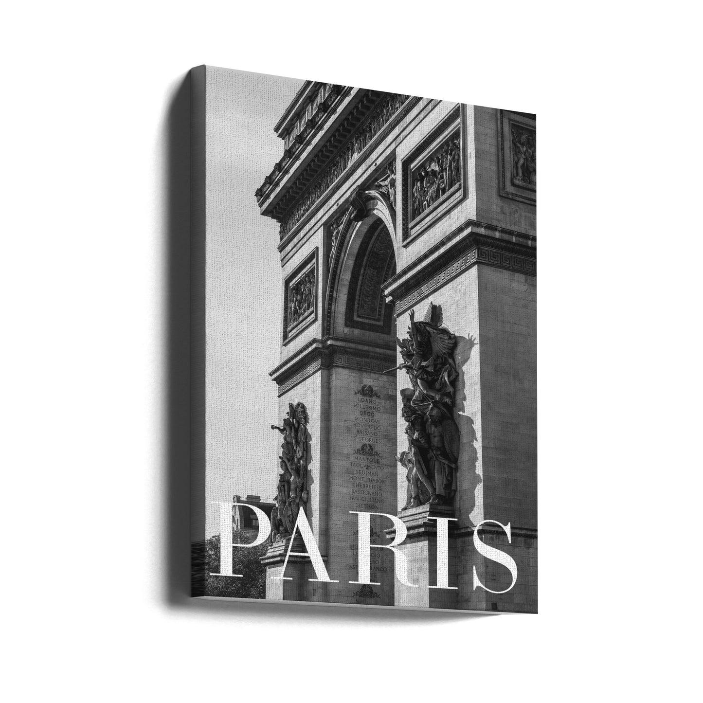 Texto de París 6 | Impresiones en Lienzo