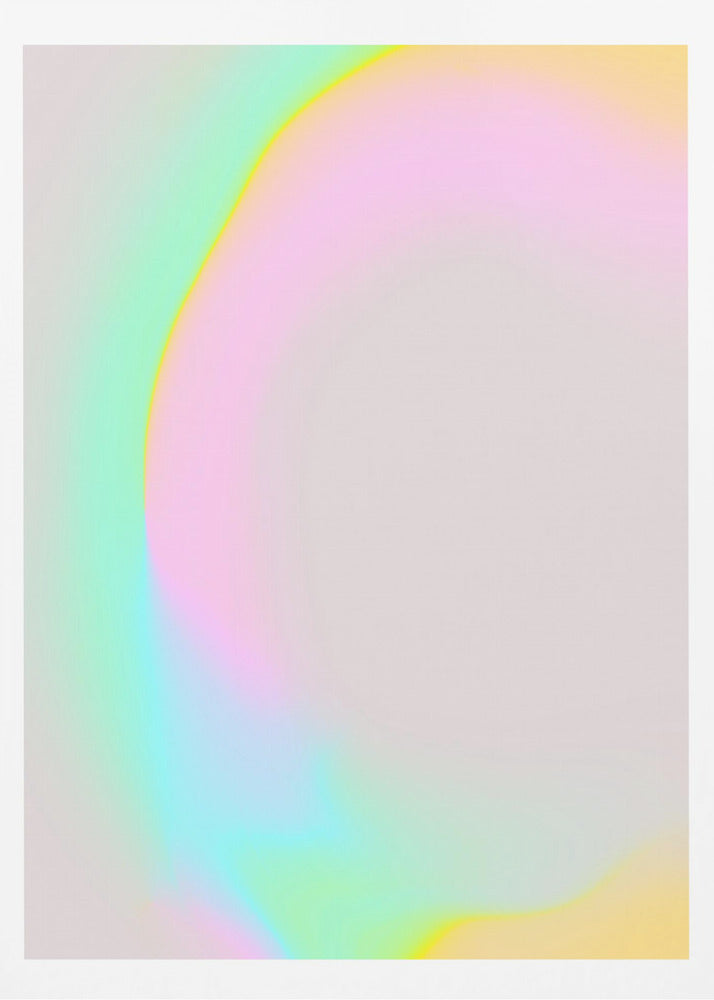 Pastel Glow Curve | Poster