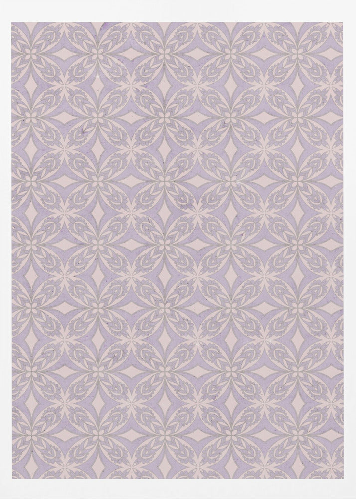 Lavender Blossom Tessellation | Poster