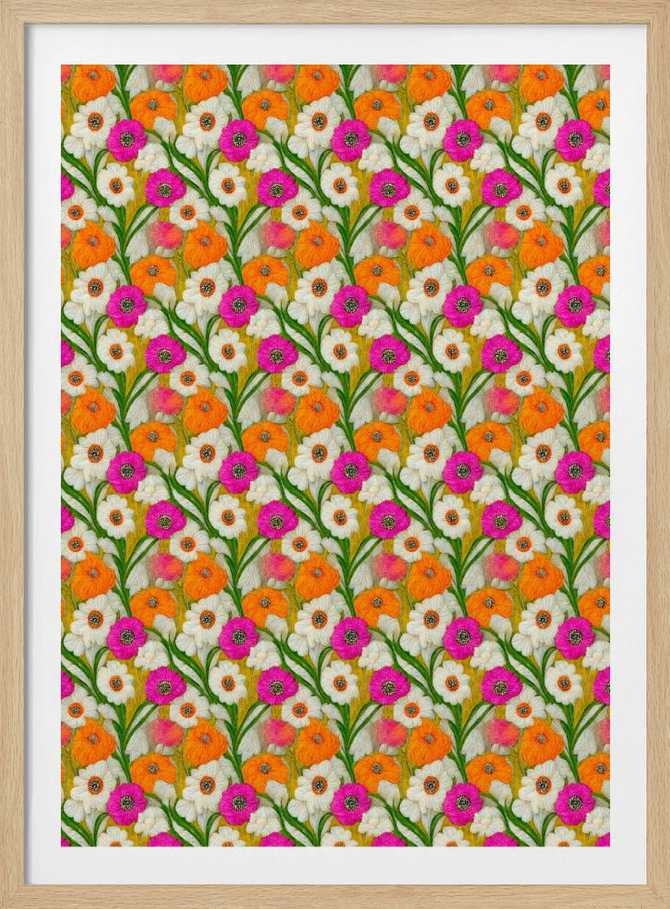 Blommig harmoni-täcke | Poster