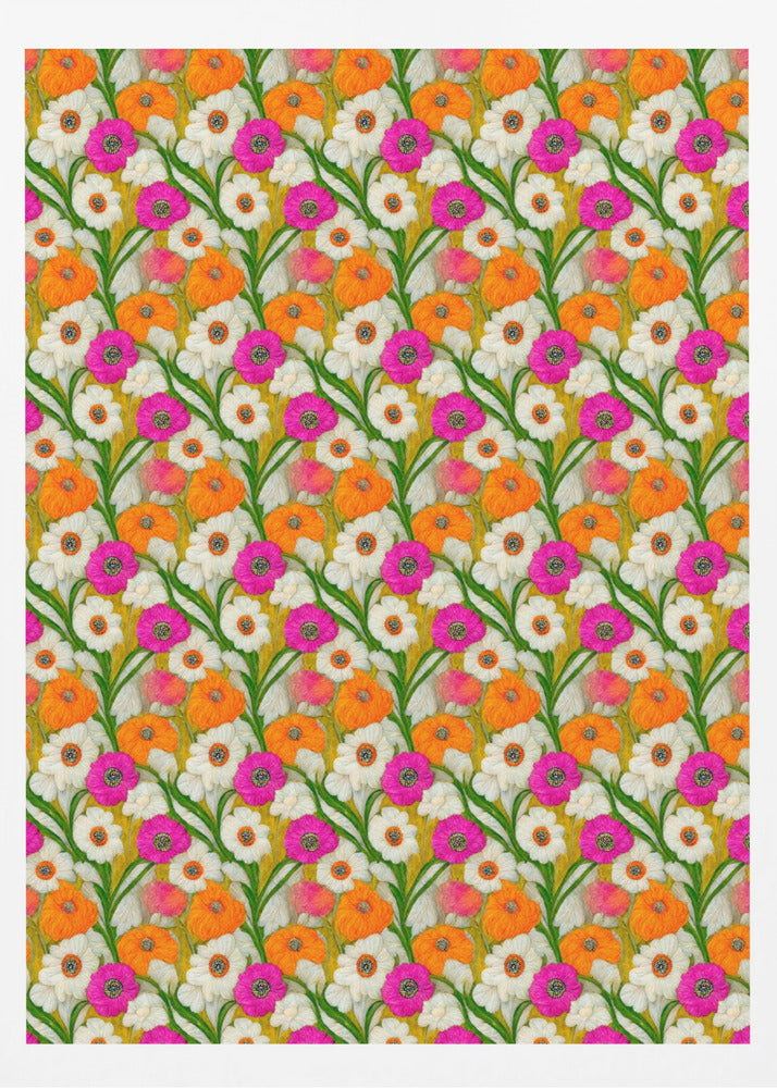 Blommig harmoni-täcke | Poster