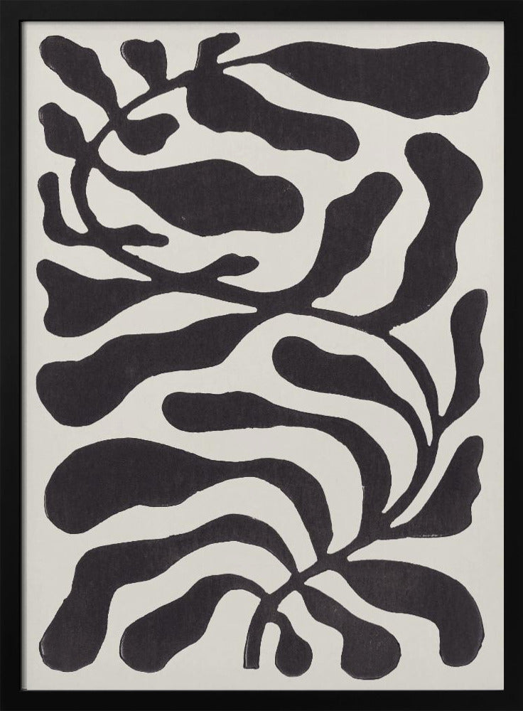 Plante à cent feuilles n° 21 / Impression linogravure | Posters - Affiche Artistique