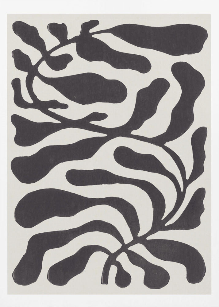 Plante à cent feuilles n° 21 / Impression linogravure | Posters - Affiche Artistique