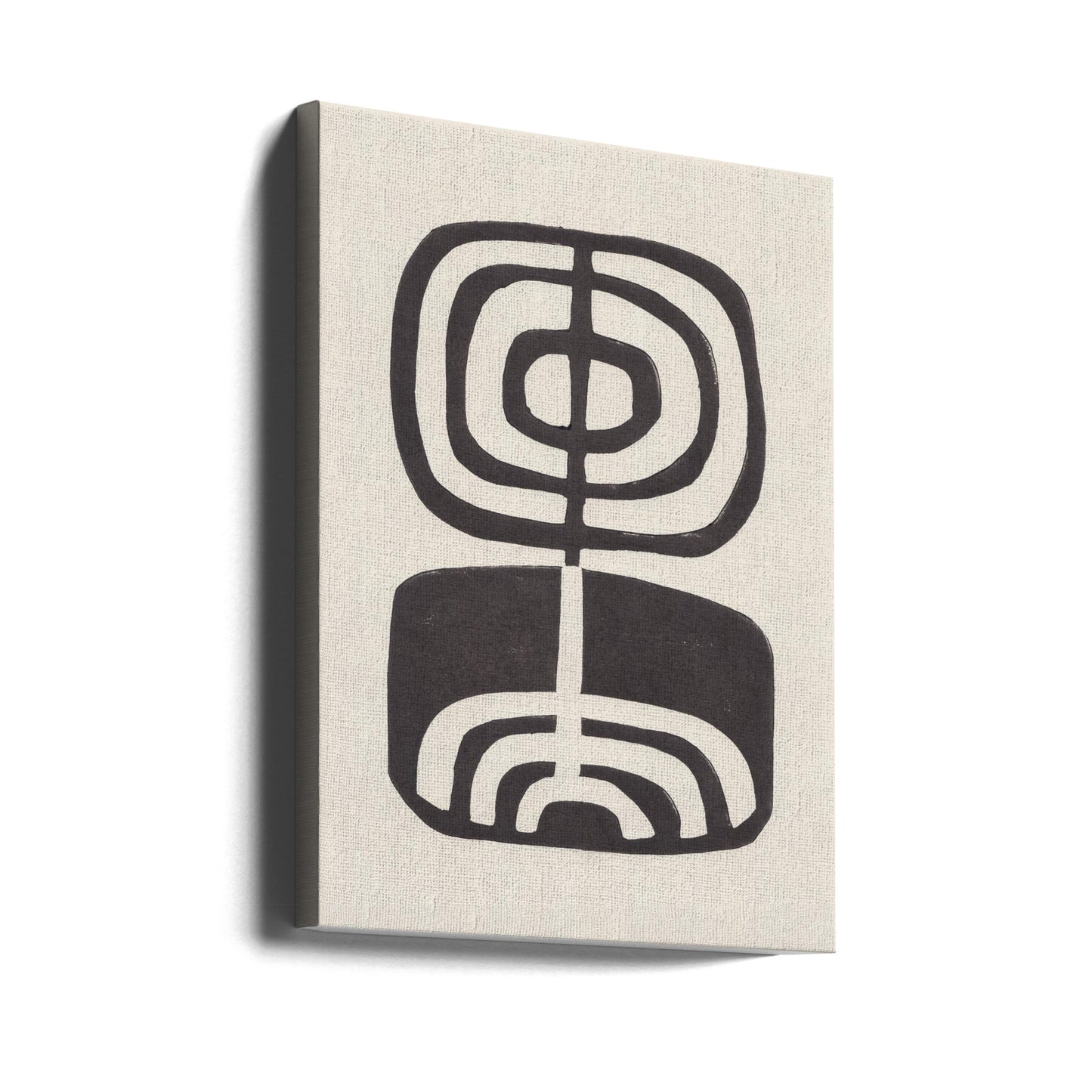 Modern Plant / Lino Print | Canvas