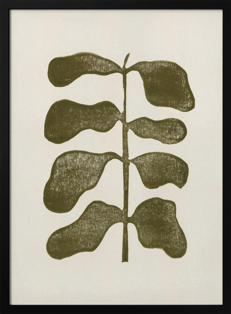 Plante de linogravure | Posters - Affiche Artistique