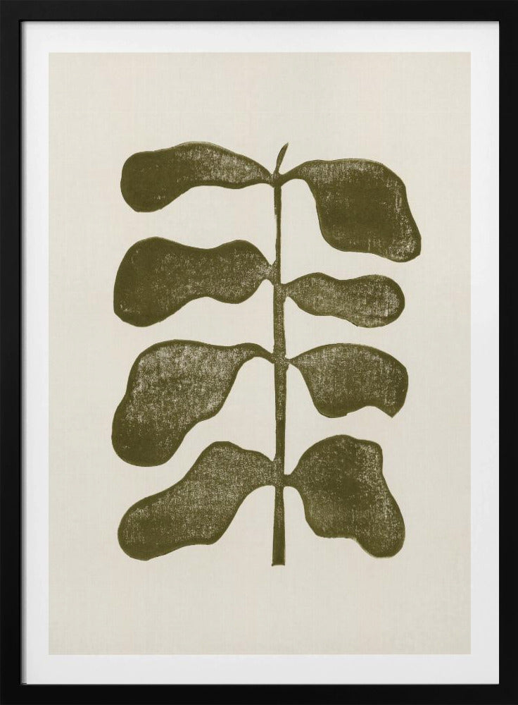 Plante de linogravure | Posters - Affiche Artistique