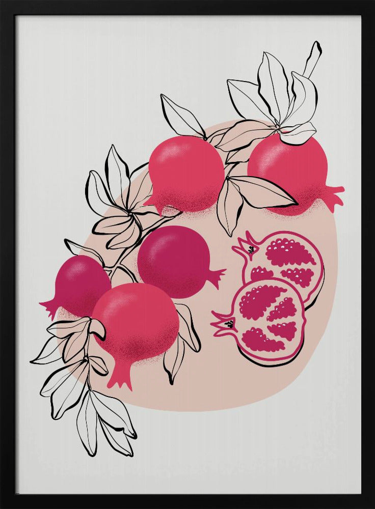 Fathia pomegranates | Poster