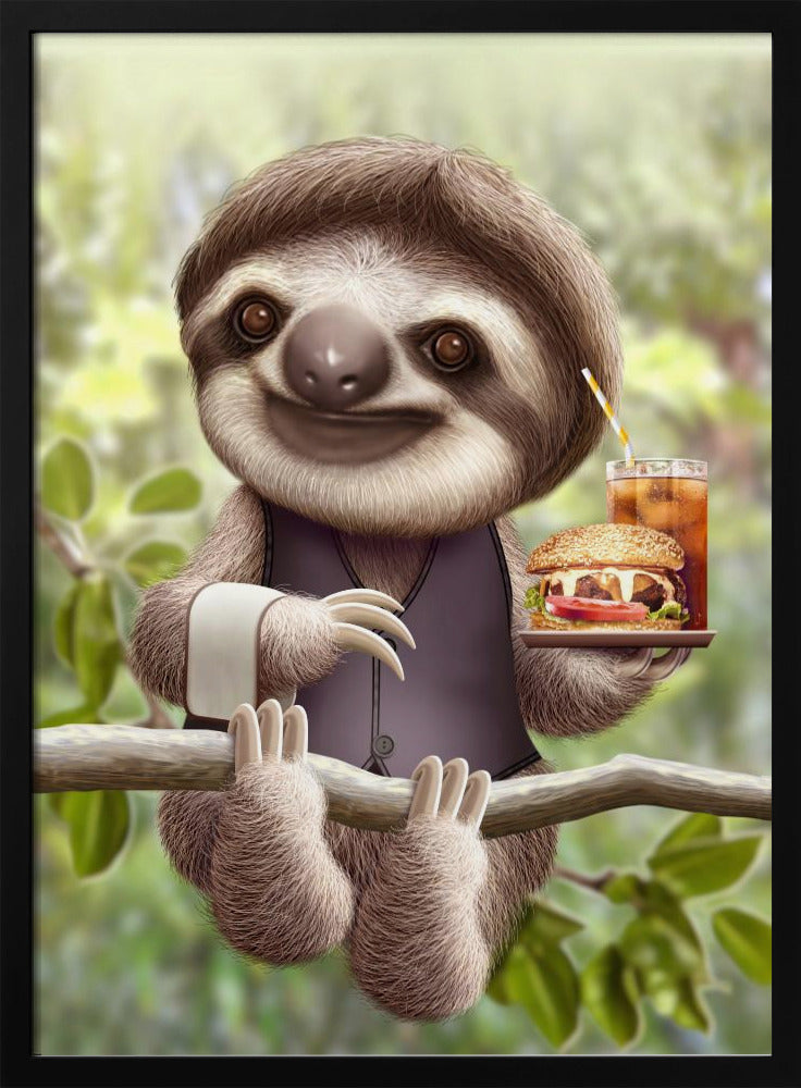 SLOTH ONTREE DELIVERY | Poster