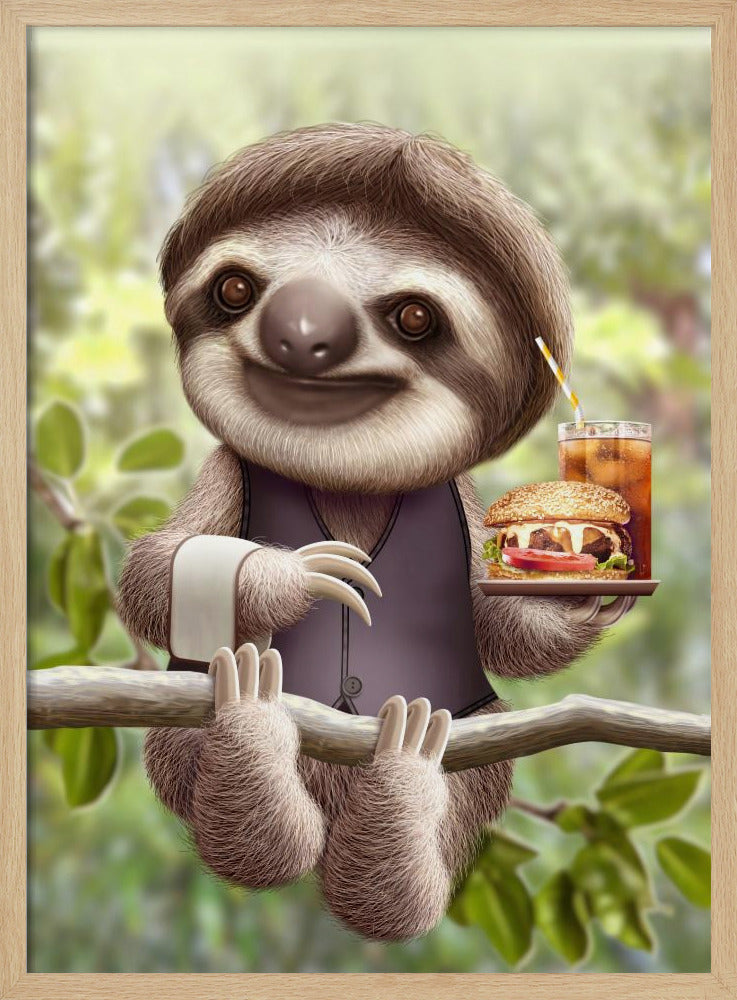 SLOTH ONTREE DELIVERY | Poster