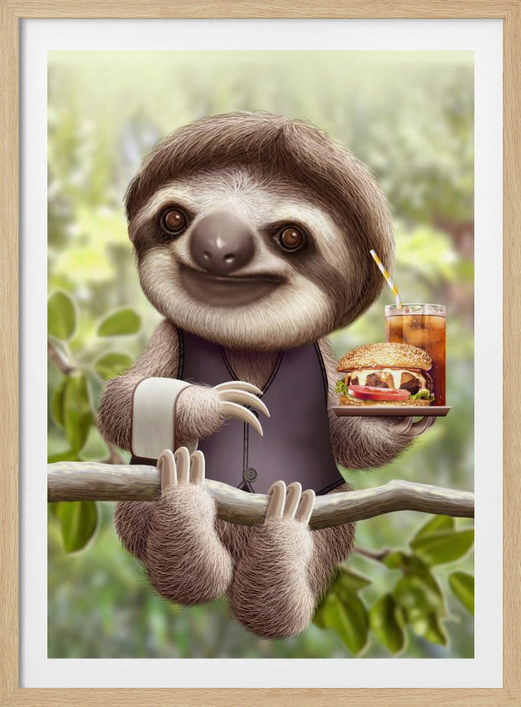 SLOTH ONTREE DELIVERY | Poster