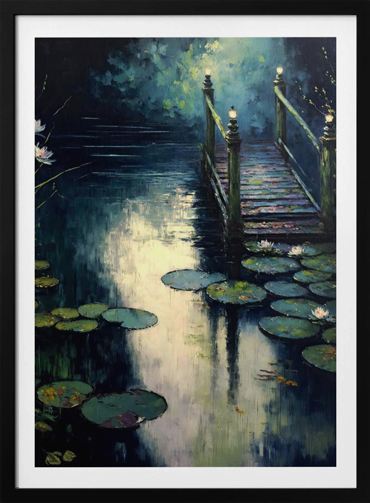 Dämmerungsbrücke | Poster