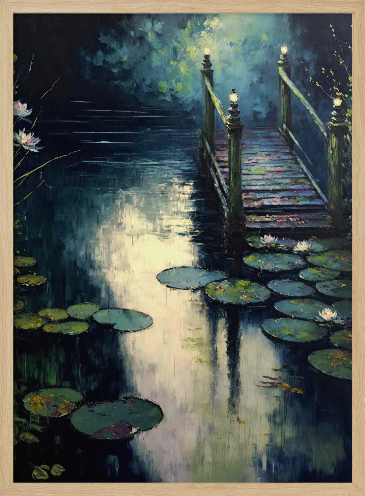 Dämmerungsbrücke | Poster