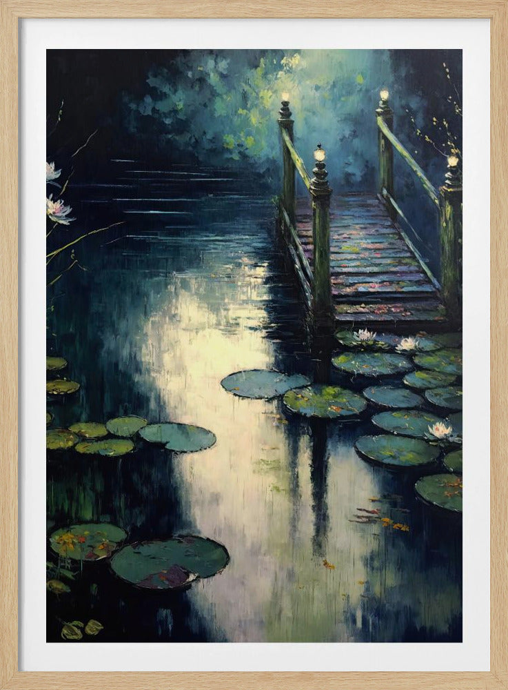 Dämmerungsbrücke | Poster