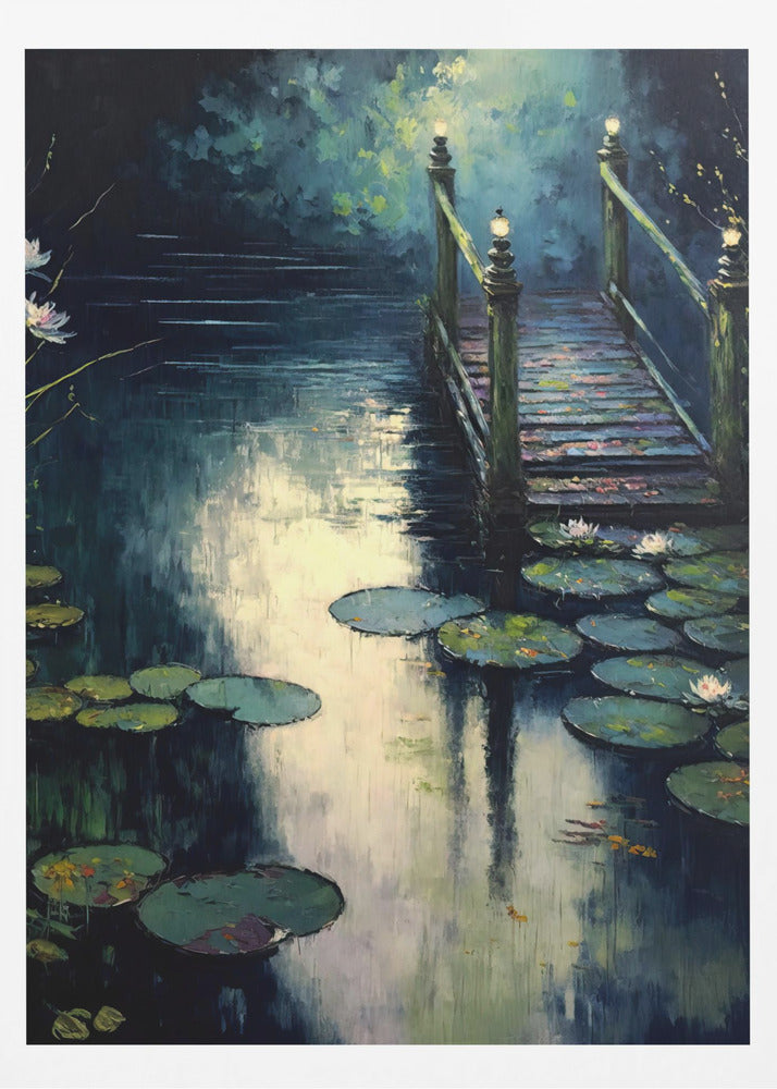 Dämmerungsbrücke | Poster