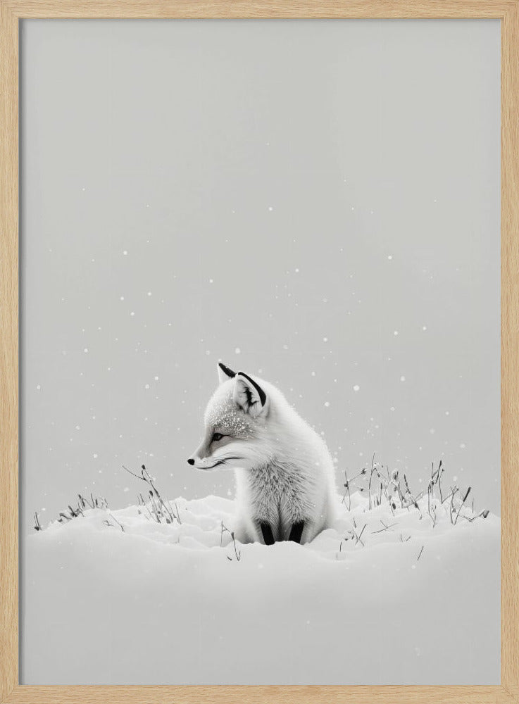 Winter Fox's Gaze | Poster