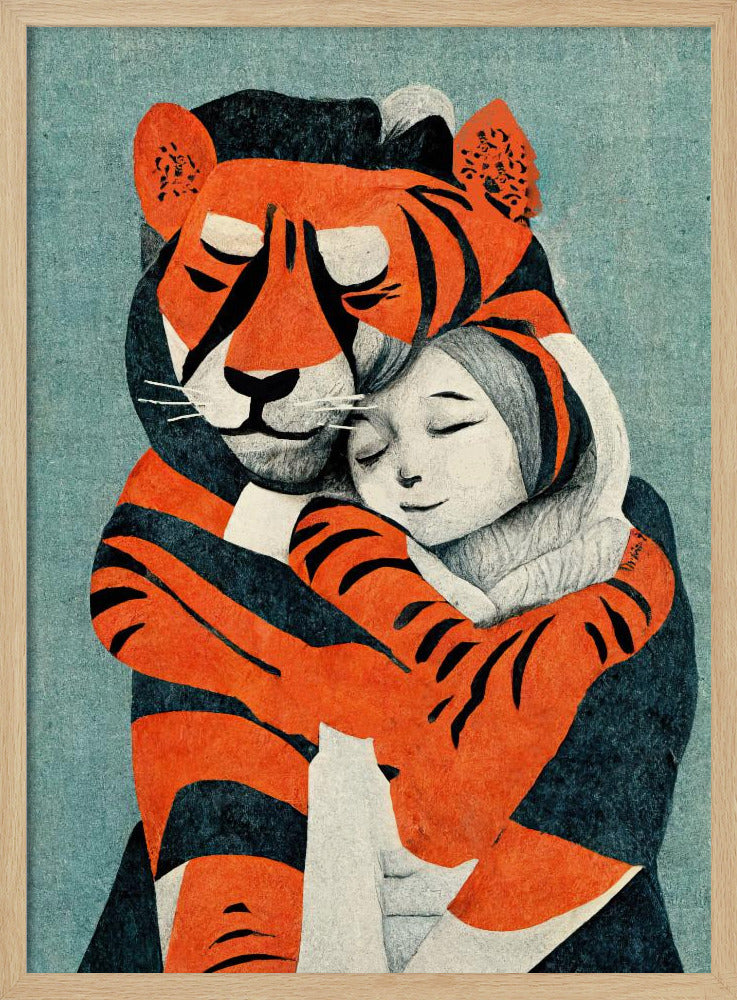 Tiger's Embrace | Poster