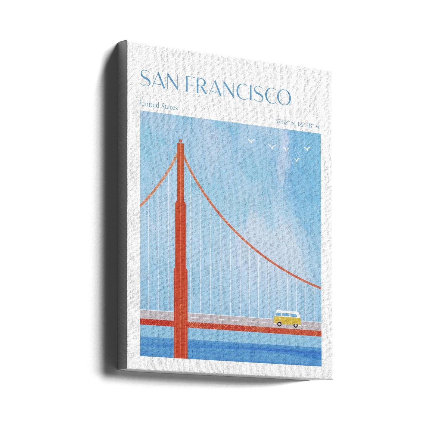 San Francisco, Golden Gate-broen | Lærredsbilleder