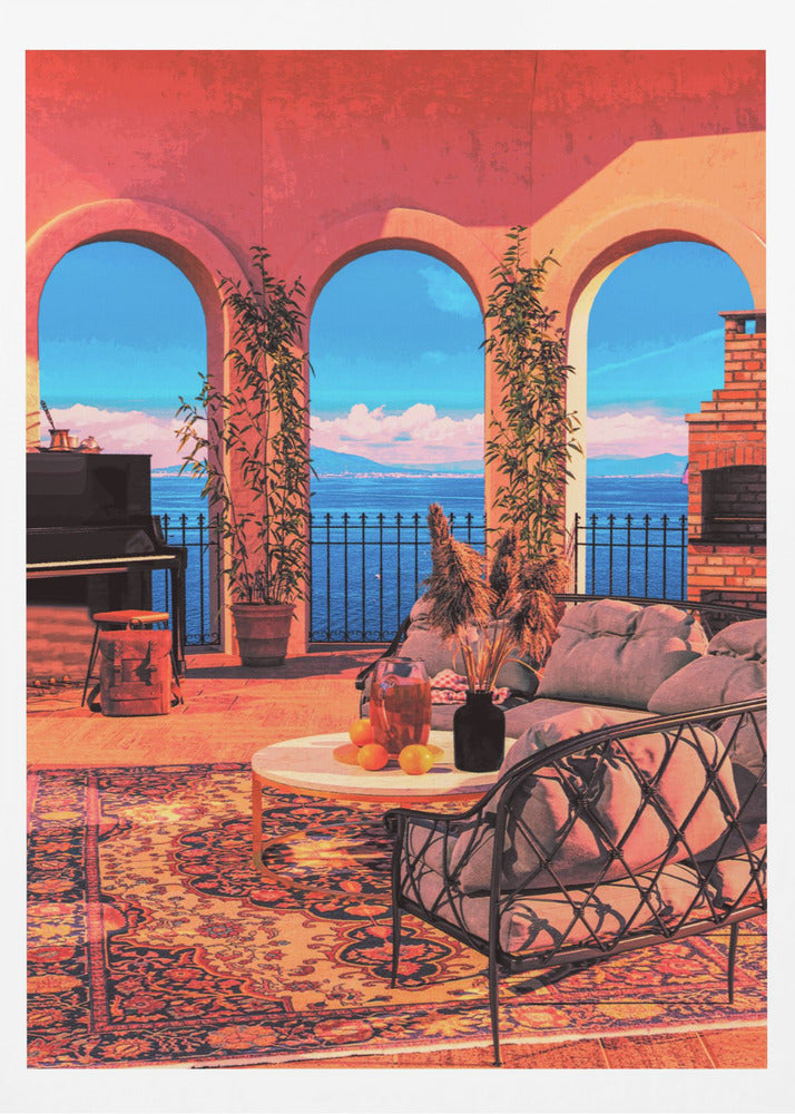 Terraza del piano | Posters - Impresiones de Arte