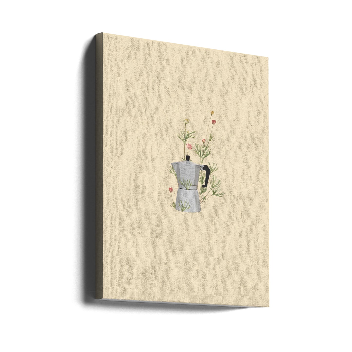 Floral moka express | Canvas