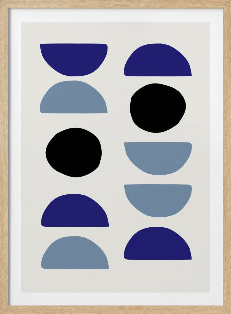 Blue Shapes 2 | Poster