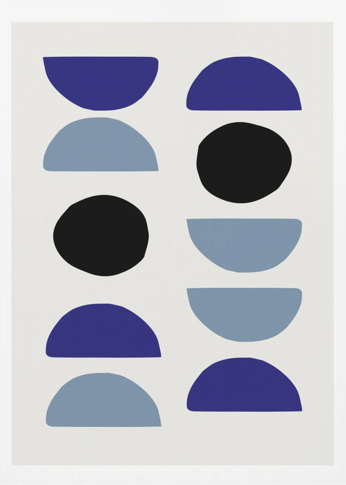 Blue Shapes 2 | Poster