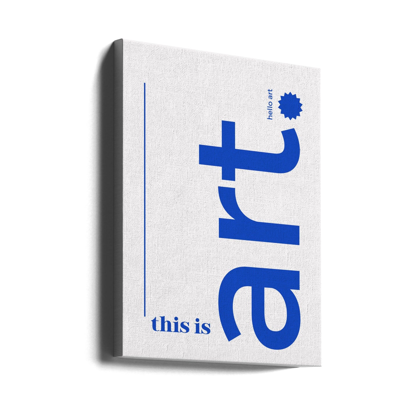 Hallo Fet Typografi | Lerretsbilder