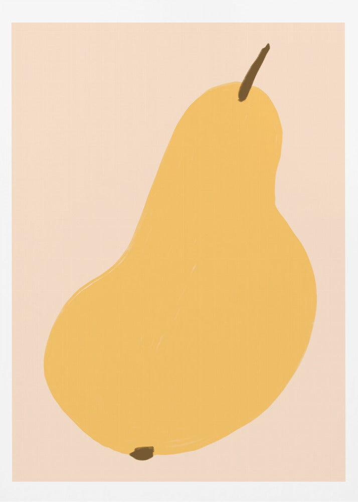 Golden Pear Still | Poster