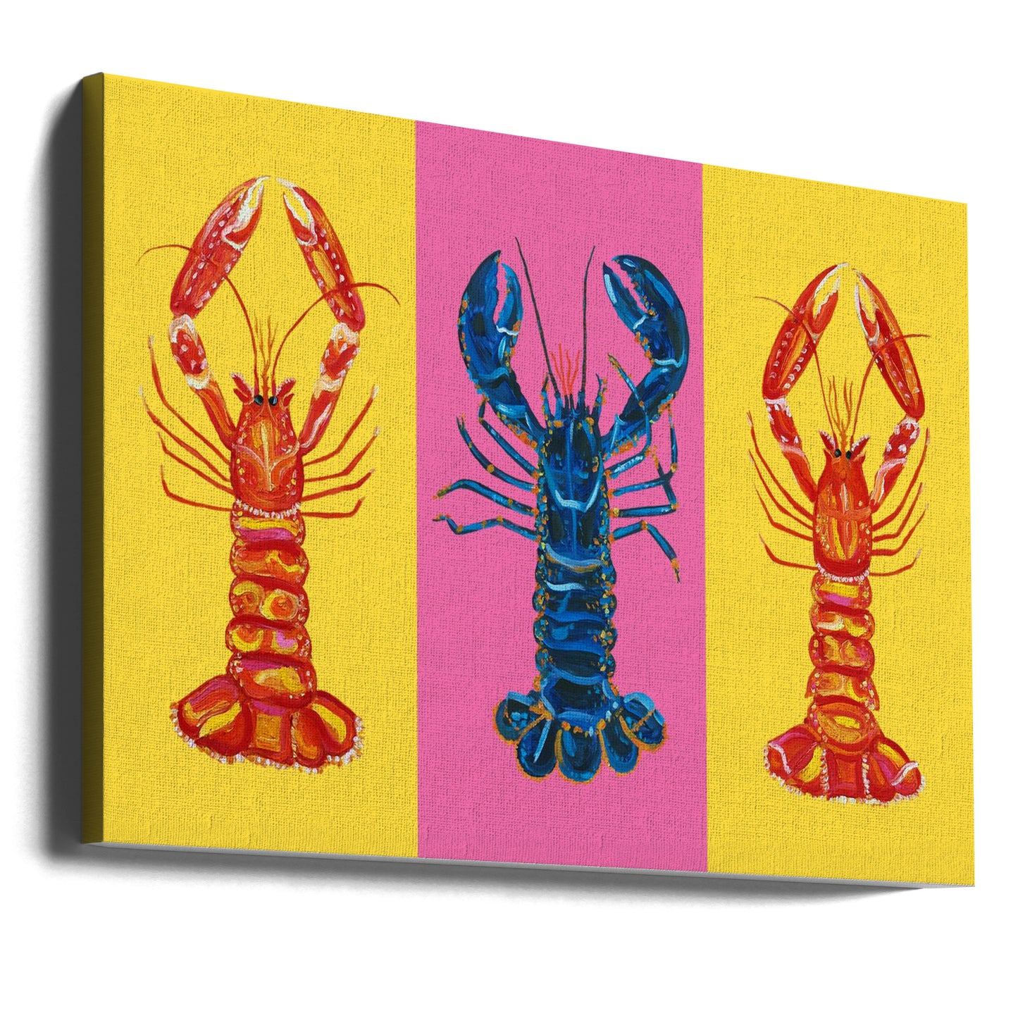 Langoustine z homarem Pop Art 2 | Wydruki na łótnie