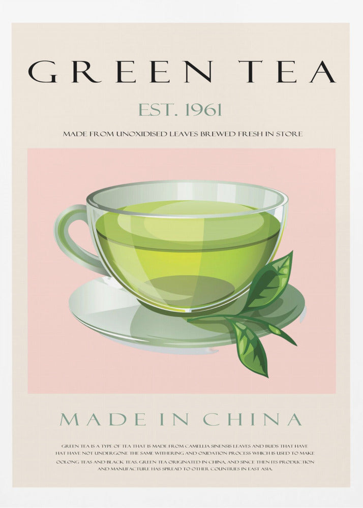 Green Tea Est. 1961 | Poster