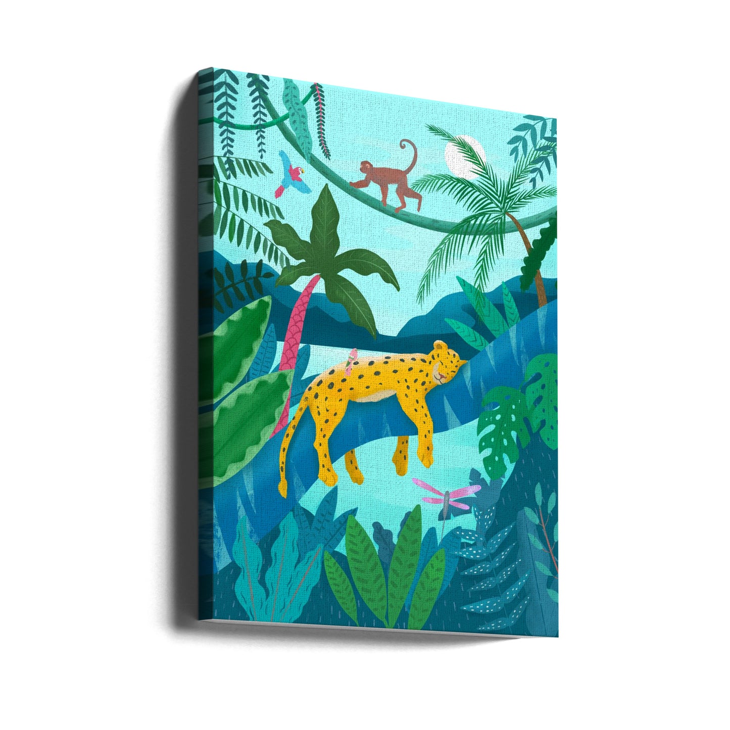Leopardo de la jungla | Impresiones en Lienzo