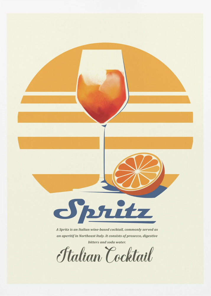 Spritz-kesäprintti | Julisteet - Taidevedokset