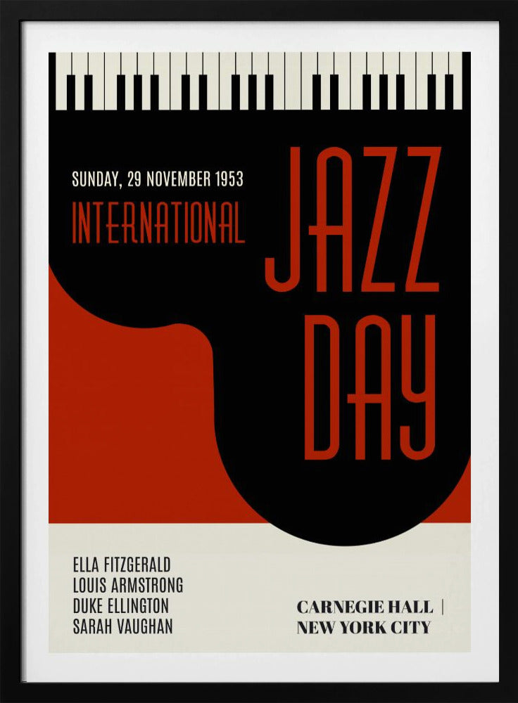 Jazzy Days Dark Red | Poster