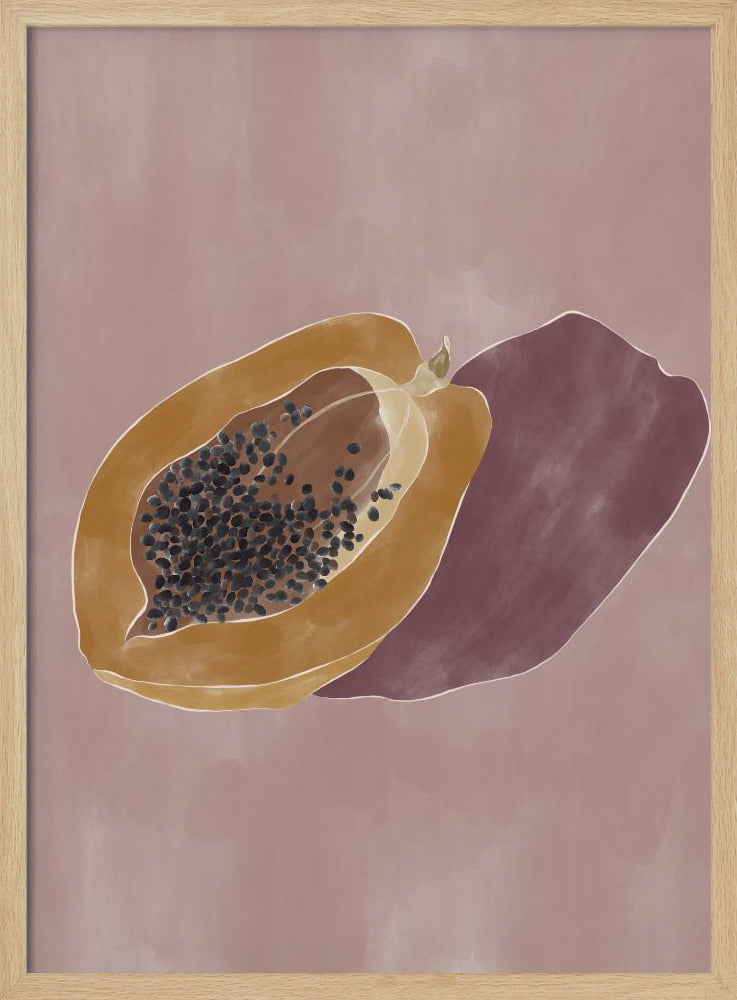 Papaya | Plakater - Kunsttrykk