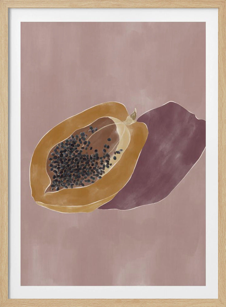 Papaya | Plakater - Kunsttrykk