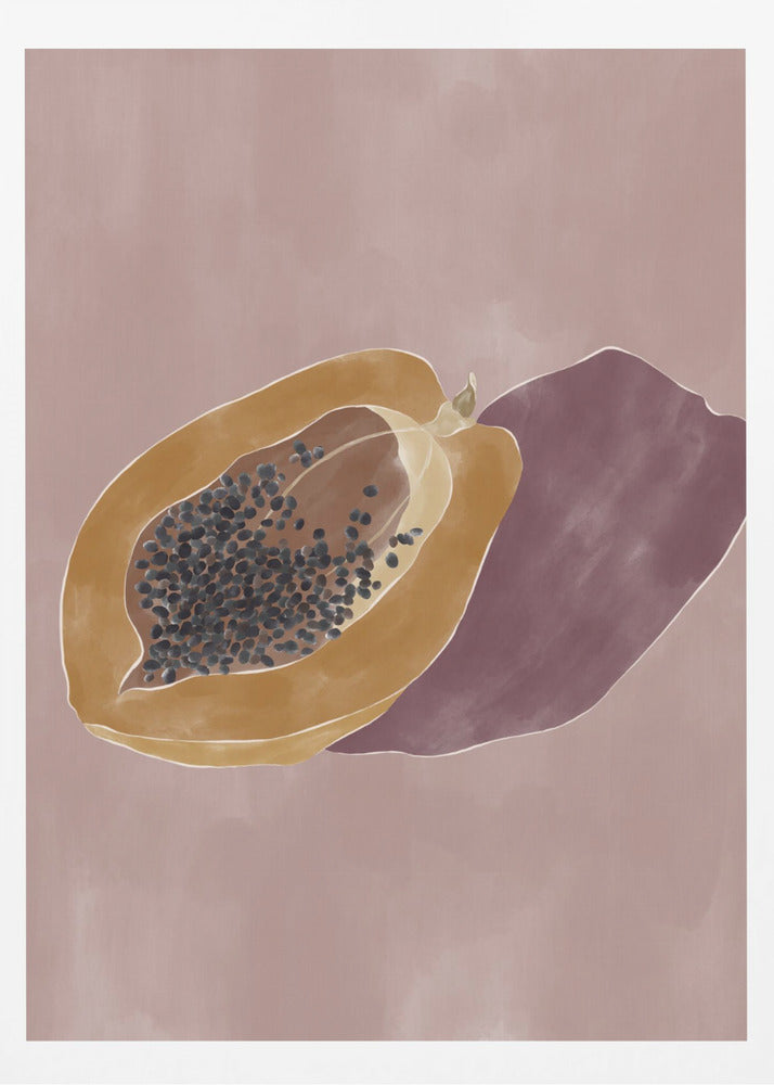Papaya | Plakater - Kunsttrykk